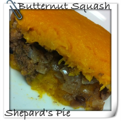 butternut squash shepards pie