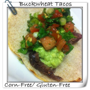 Buckwheat Tacos With Shredded Beef